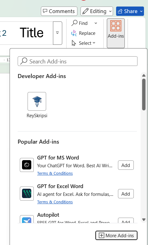 Demo Home Taskpane